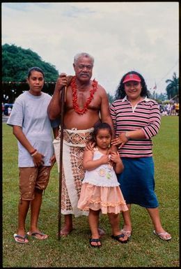 Matai (chief) Tuitova'a Siaso, Apia, Samoa