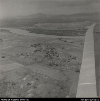 Aerial views of fields and crops