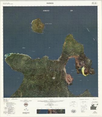 Papua New Guinea 1:50 000 topographic survey: Rabaul (Sheet 9389-IV)