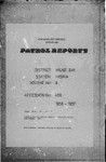 Patrol Reports. Milne Bay District, Misima, 1956 - 1957