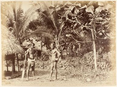 Samoan Village, Pango Pango (sic). From the album: New Zealand Views