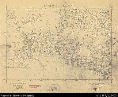 Papua New Guinea, Fourmil of Kikori, Fourmil series, Sheet 37, 1956, 1:253 440