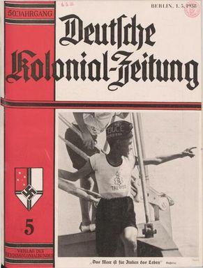 Deutsche Kolonialzeitung, 50. Jg. 1. Mai 1938, Heft 5.