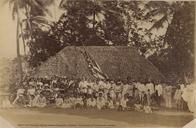 Capt. Hamilton's picnic to the officers of the U.S.S Mohican and the H.M.S. Miranda. Samoa, 1886