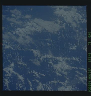 S46-78-098 - STS-046 - Earth observations from the shuttle orbiter Atlantis during STS-46