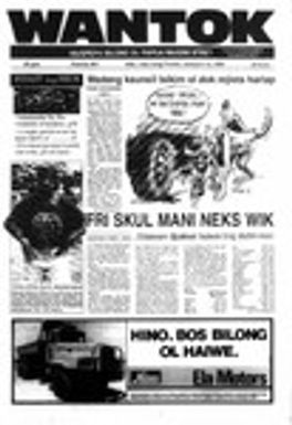 Wantok Niuspepa--Issue No. 0967 (January 14, 1993)