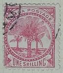 Stamp: Samoan One Shilling