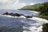 Oceania, shoreline of island in South Pacific