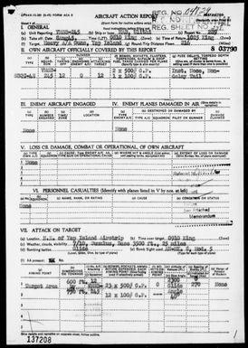 VMSB-245 - ACA Reps Nos 289-290-Bombing & strafing targets in the Yap Area, Carolines on 8/8 & 9/45