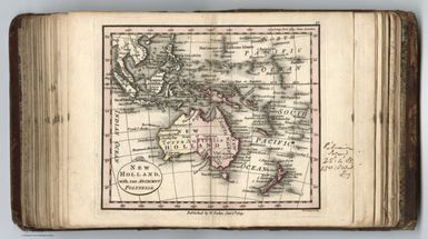 New Holland, with the adjacent Polynesia. Published by W. Faden. Jany. 1,1819. W. Palmer, Sc. (to accompany) Atlas minimus universalis, or, A geographical abridgement ancient and modern of the several parts of the earth ... Second edition. Jan 1, 1821.