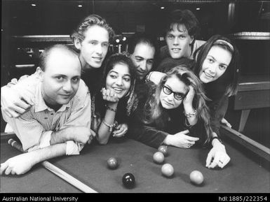 Peter Ivanovski, Tristan Armstrong, Padma Raman, Brendan Wallis, Joely Sobott, John Reynolds and Naomi Flutter at the first national undergraduate environment conference