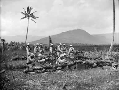 American troops in Samoa