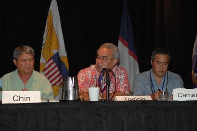 [Assignment: 48-DPA-09-30-08_SOI_K_Isl_Conf_Final] Final day of Insular Areas Health Summit [("The Future of Health Care in the Insular Areas: A Leaders Summit") at the Marriott Hotel in] Honolulu, Hawaii, where Interior Secretary Dirk Kempthorne [joined senior federal health officials and leaders of the U.S. territories and freely associated states to discuss strategies and initiatives for advancing health care in those communinties [48-DPA-09-30-08_SOI_K_Isl_Conf_Final_DOI_0858.JPG]