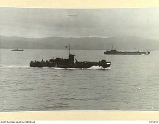 1943-07-12. AMERICAN ADVANCE INTO TROBRIAND ISLANDS. THE VOYAGE WHICH ENDED THE LONG PERIOD OF THE ALLIED HOLDING WAR IN THE SOUTHWEST PACIFIC. THESE PHOTOS ARE THE FIRST OF THE AMERICAN ADVANCE, ..