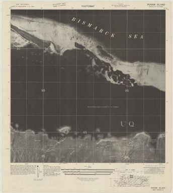 Special map Admiralty Islands (Ponam Island , back)