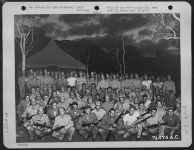 Headquarters Squadron Personnel At The 13Th Air Depot On New Caledonia. (U.S. Air Force Number 71474AC)