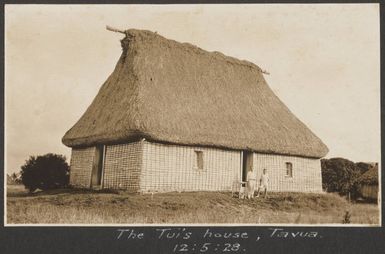 The Tui's House, Tavua, Fiji, May 1928