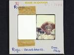 Woman wearing a headdress, Rigo, Dec 1964