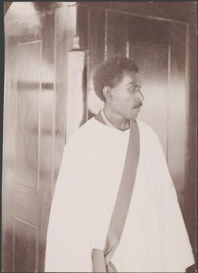 Mesiach Sisis, Deacon at Motalava Vanuatu, 1906, 1 / J.W. Beattie