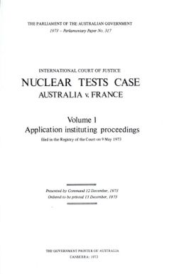 PP no. 317 of 1973, Vol. 1