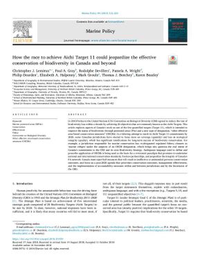 How the race to achieve Aichi Target 11 could jeopardize the effective conservation of biodiversity in Canada and beyond.