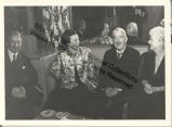 John and Roberta Dewey with Mr. and Mrs. George Bacon aboard the S.S. President Wilson