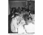 Commodore George A Seitz dinner party on Kwajalein Atoll, probably August 1947