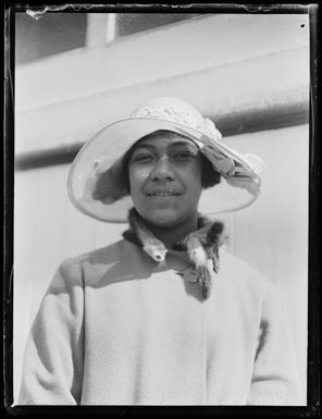 Princess Elisiva Fusipala Tauki'onetuku of Tonga during visit to New South Wales, ca. 1930