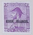 Stamp: New Zealand - Cook Islands Three Shillings