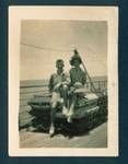 Don and Kathy Honeysett on board a ship, [New Guinea, c1929 to 1932?]