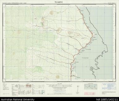 Samoa, Savai'i, Tuasivi, Series: NZMS 174, Sheet 13, 1969, 1:20 000