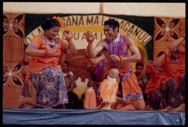 Auckland Secondary Schools Maori and Pacific Islands Cultural Festival, Manukau City. Samoan performers, Avondale College