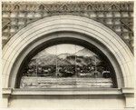 [Art glass window in the Hawaiian Building at the Panama-Pacific International Exposition]