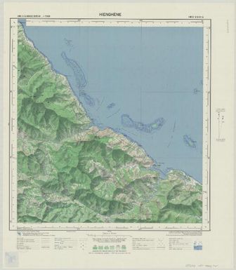 Carte de la Nouvelle Caledonie 150 000: Hienghène