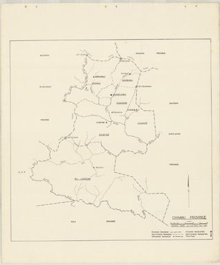 P.N.G. sub-provincial boundaries (Sheet Chimbu province)