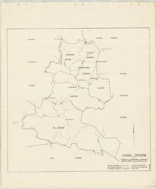 P.N.G. sub-provincial boundaries (Sheet Chimbu province)