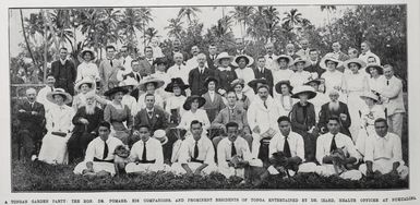 A Tongan garden party