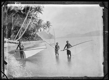 Whitebaiting at Raluana, New Britain