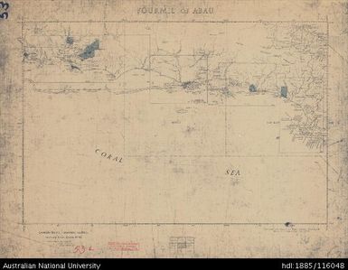 Papua New Guinea, Fourmil of Abau, Fourmil series, Sheet 53, 1959, 1:253 440
