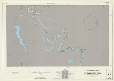 Fly River chart folio Korimoro Point to Kiunga navigation charts : hydrographic survey of the Fly River, Papua New Guinea - Western Province (24)