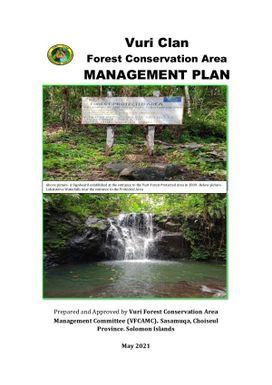 Vuri clan - Forest Conservation Area Management Plan