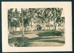 View of gaol from Charles Bates house, Kavieng, New Ireland, New Guinea, Nov 1930