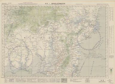 Australian aeronautical map: Bandjermasin (Sheet A3)