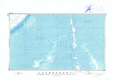 Nihon kinkai kaitei chikei zu = Bathymetric chart of the adjacent seas of Nippon: Bathymetric chart of the Adjacent Seas of Nippon. Sheet 3 (Sheet 6303)