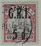 Stamp: Samoan Five Pence