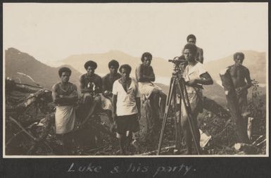 Fijian survey party, May 1929