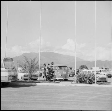 Car park at La Tontouta International Airport, New Caledonia, 1969, 2 / Michael Terry