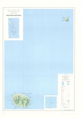 Carte de la Mélanésie au 1100.000 Archipel des Nouvelles Hebrides: Aneytioum-Foutouna (15)