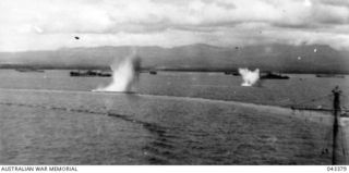 GUADALCANAL AREA, 1942-08. A JAPANESE BOMBING ATTACK