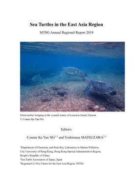 Sea turtles in the East Asia Region : MTSG annual regional report 2019